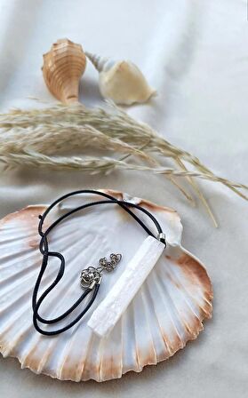 Kolye Gerdanlık Çakra Yoga Reiki Doğal KuvarsTaş Kolye Takı Aksesuar