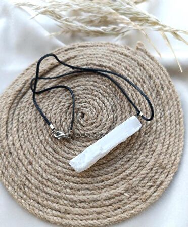 Kolye Gerdanlık Çakra Yoga Reiki Doğal KuvarsTaş Kolye Takı Aksesuar