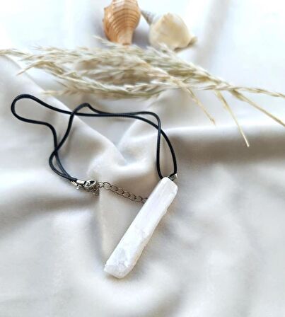 Kolye Gerdanlık Çakra Yoga Reiki Doğal KuvarsTaş Kolye Takı Aksesuar