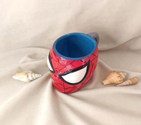 Kupa Kahve Bardak Marvel Comics Örümcek Adam 3D Tasarım 580 ml Su Bardağı    