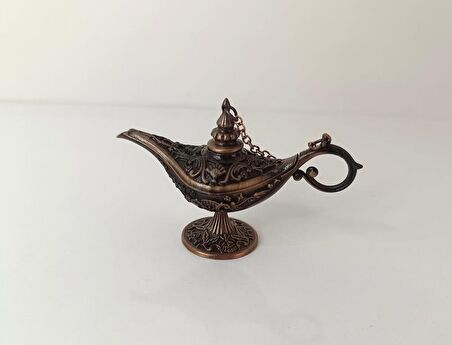 Alaaddin Sihirli Lamba Genie Lamp İbrik Biblo Dekorasyon Küçük Boy 