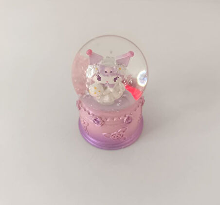 Kar Küresi Sanrio Işıklı Kar Küresi Ev Ofis Dekor Biblo Obje      