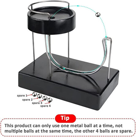 Kinetik Sürekli Hareket Topu Metal Dekoratif Stres Oyuncağı