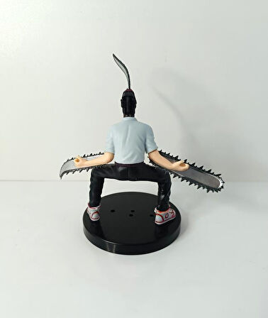 Anime Figür Chainsaw Man Testere Adam 15 cm Karakter Figür Oyuncak Biblo
