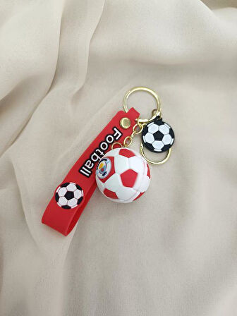 Anahtarlık Futbol Topu Dünya Kupası Maç Araba Çanta Cüzdan Süsü     