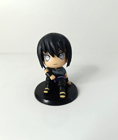 Naruto Shippuuden Sasuke Action Figür Biblo Masaüstü Süsü 9 cm 