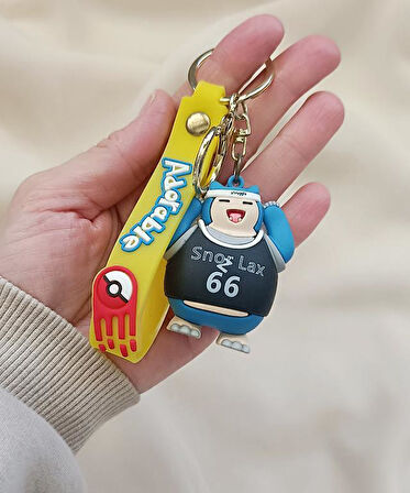  Anahtarlık Pokemon Snorlax Anahtarlık Ve Çanta Aksesuarı
