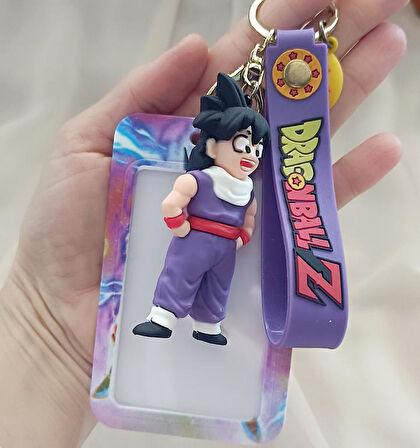 Dragon Ball Anahtarlık Silikon Kartlık Kartvizitlik Çanta Süsü Karakter Figür Oyuncak Aksesuar        