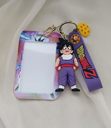 Dragon Ball Anahtarlık Silikon Kartlık Kartvizitlik Çanta Süsü Karakter Figür Oyuncak Aksesuar        