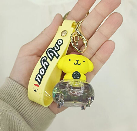 Anahtarlık Sanrio Sulu Silikon 3D Çanta Cüzdan Süsü Aksesuarı 