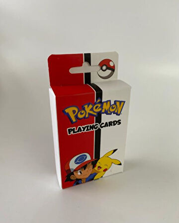 Pokemon İskambil Kağıdı Oyun Poker Kartı 54 Adet Pikachu