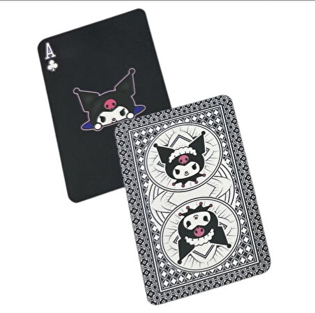 Kuromi İskambil Kağıdı Oyun Poker Kartı 54 Adet Anime