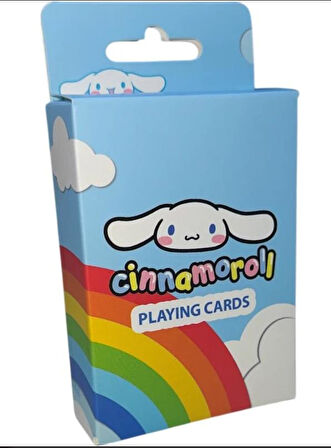 Cinnamoroll İskambil Kağıdı Oyun Poker Kartı 54 Adet Sanrio