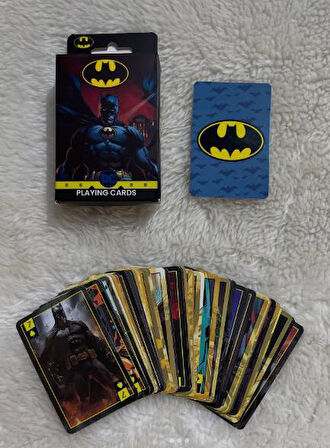 İskambil Kağıdı Batman Poker Oyun Kartı 54 Adet İskambil Destesi                