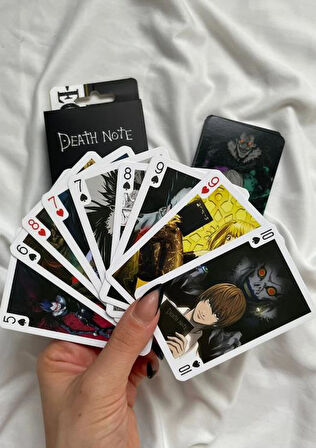 İskambil Kağıdı Death Note Poker Oyun Kartı 54 Adet İskambil Destesi                                                   