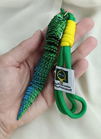 Anahtarlık Yılan Kobra Hayvan Araba Çanta Cüzdan Süsü Oyuncak Oynar Kuyruk En Yeni    