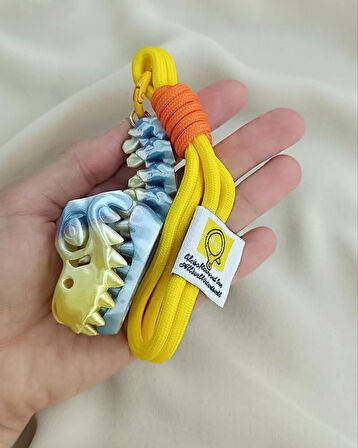 Anahtarlık Dinazor Kafası Hayvan Araba Çanta Cüzdan Süsü Oyuncak Oynar Kafa Çene En Yeni    