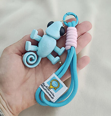 Anahtarlık Bukalamun Hayvan Araba Çanta Cüzdan Süsü Oyuncak Oynar Kafa Ayaklar En Yeni          