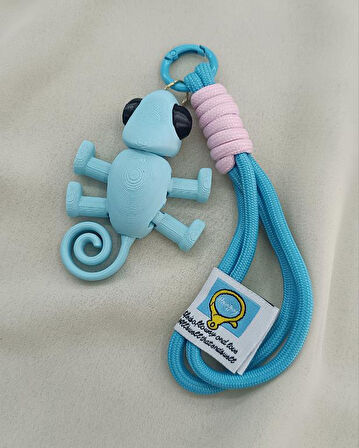 Anahtarlık Bukalamun Hayvan Araba Çanta Cüzdan Süsü Oyuncak Oynar Kafa Ayaklar En Yeni          