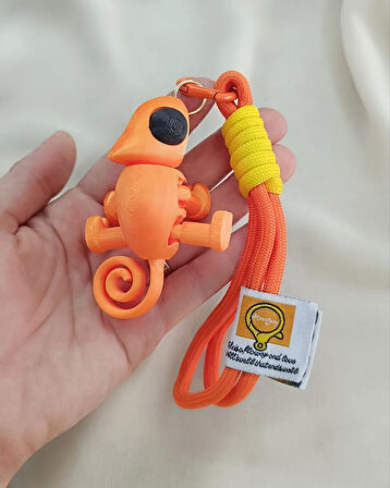 Anahtarlık Bukalamun Hayvan Araba Çanta Cüzdan Süsü Oyuncak Oynar Kafa Ayaklar En Yeni          