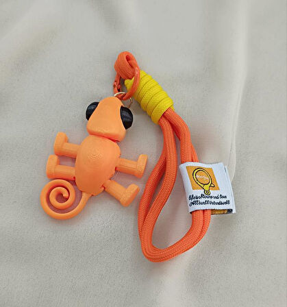 Anahtarlık Bukalamun Hayvan Araba Çanta Cüzdan Süsü Oyuncak Oynar Kafa Ayaklar En Yeni          