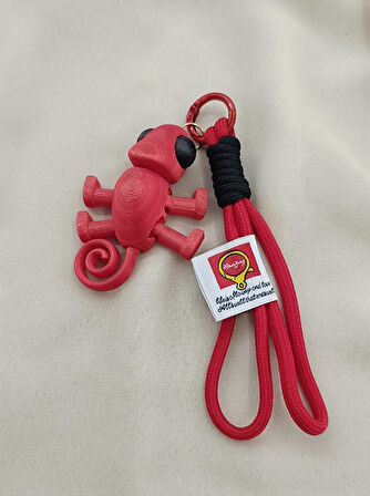 Anahtarlık Bukalamun Hayvan Araba Çanta Cüzdan Süsü Oyuncak Oynar Kafa Ayaklar En Yeni          