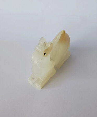 Deve Oniks Taşı Biblo Mermer Onix Ev Ofis Dekor Masa Süsü 