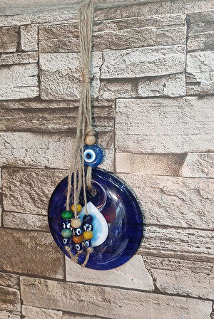 Cam Nazar Boncuğu Kötü Göz Kovucu Ağaç Duvar Dekorasyonu Nazarlık Duvar Ağaç Ev Süsü