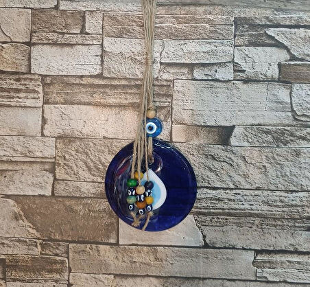 Cam Nazar Boncuğu Kötü Göz Kovucu Ağaç Duvar Dekorasyonu Nazarlık Duvar Ağaç Ev Süsü