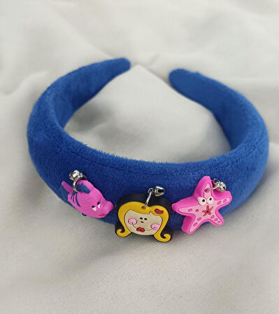 Taç Kız Çocuk Renkli Desenli Saç Aksesuarı