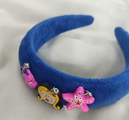 Taç Kız Çocuk Renkli Desenli Saç Aksesuarı