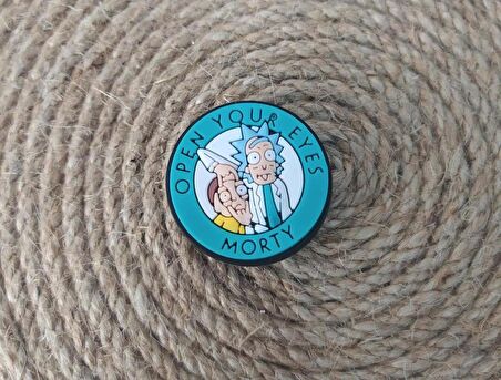 Terlik Ayakkabı Sandalet Tokası Silikon Rick And Morty 1 Adet Tekli Terlik Süsü 