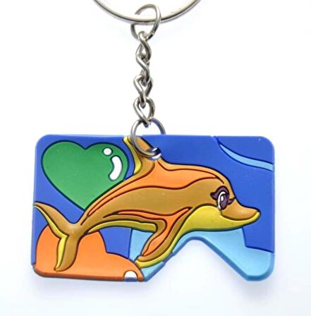 Hdmarketim Sevimli Sarı Yunus Figürlü Anahtarlık 5986