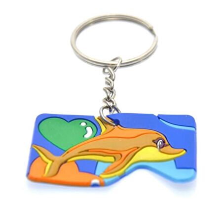 Hdmarketim Sevimli Sarı Yunus Figürlü Anahtarlık 5986