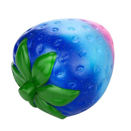 Sevimli Yavaş Yükselen Squishy Çilek Galaxy Oyuncak Çanta Süsü