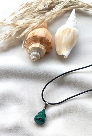 Kolye Gerdanlık Çakra Yoga Reiki Doğal Malaki Taşı Kadın Hediye Takı  