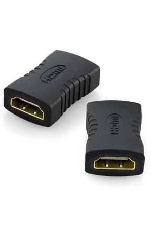HDMI Dişi Dişi Kablo Uzatma Uzatıcı Aparatı Ara Çevirici Dönüştürücü Altın Uçlu 1080P Destekli TV Monitör Projeksiyon PC Laptop Mi Stick Uyumlu Kablo Birleştirici Ek Yapma Konnektörü Köprü Adaptör