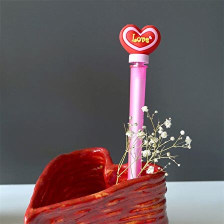Canım Ben Şimdi Tasarımlı ve Love Döner Başlıklı Kalem Kırtasiye Seti