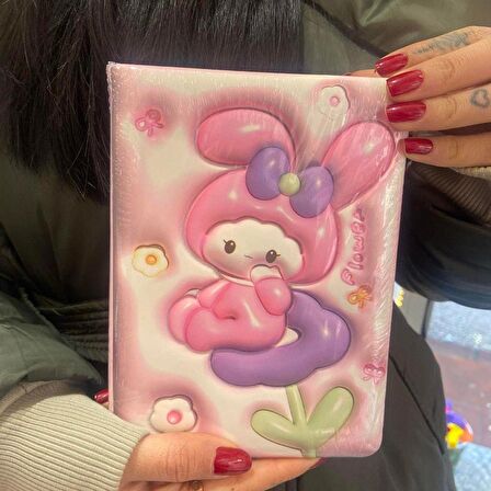 Sanrio  Kuromi Yumuşak Kapaklı Pofidik Defter Hatıra Defteri