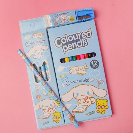 Sanrio Kawai Cinnamaroll Kırtasiye  Seti