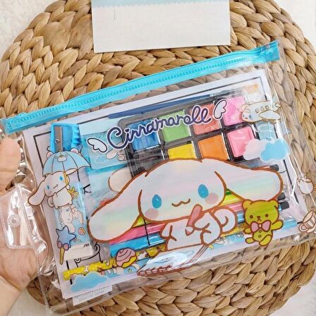 Cinnamaroll Kırtasiye Seti Boyama