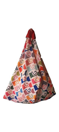 Hediye Delisi Origami Model Kedi 2 Kadın Omuz Çantası