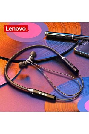 LENOVO HE05 Bluetooth 5.0 Chip Kulaklik Kablosuz Stereo Spor Manyetik Kulaklik