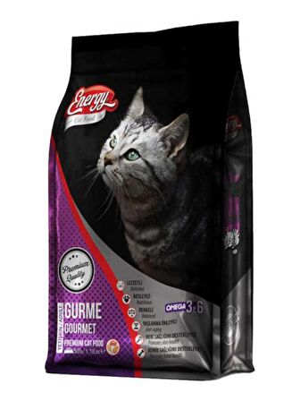 Energy Gurme Yetişkin Kedi Maması 500 gr X 16 ADET
