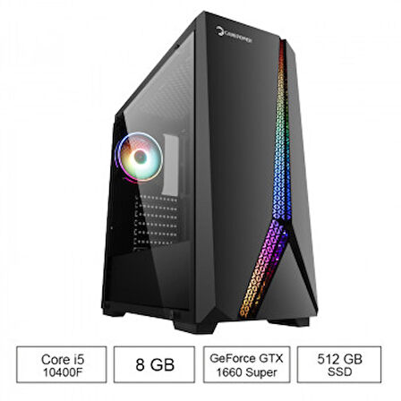 OXPC-5000 i5-10400F 8GB 512GB 6GB GTX1660 FDOS