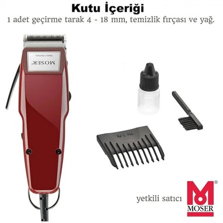 Moser 1400-0050 Saç Sakal Kesme Makinesi Tıraş Makinesi Moser