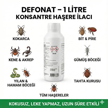 Hektaş Bugkill 1 L – Genel Haşere İlaçı | Sivrisinek, Karasinek, Hamam Böceği, Pire