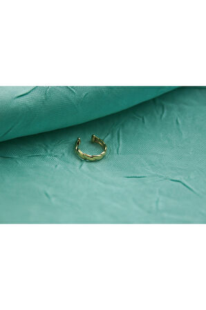 Altın Earcuff  Küpe