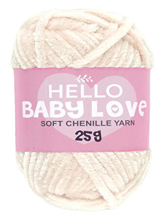 Hello Baby Love Şönil Kadife Punch İpliği 25 gr BL203