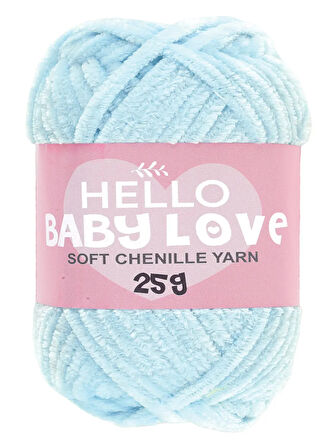 Hello Baby Love Şönil Kadife Punch İpliği 25 gr BL213